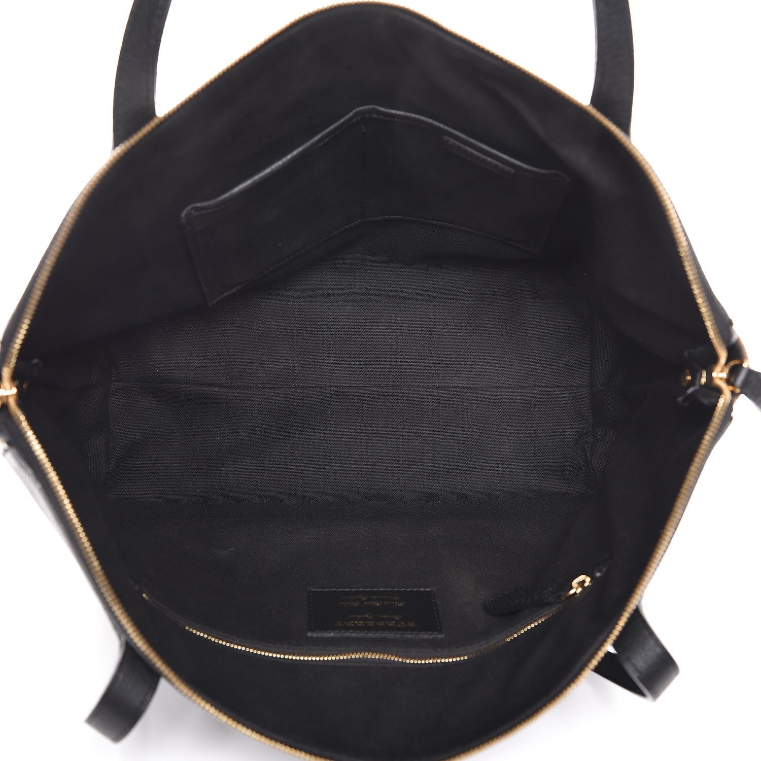 Burberry Derby Calfskin House Check Medium Welburn Tote Black 5 of 15