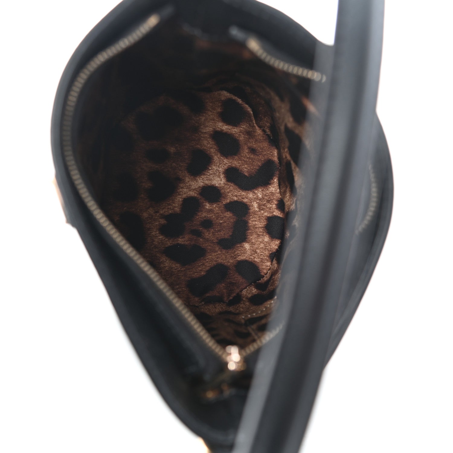 Dolce & Gabbana Vitello Top Handle Bucket Bag Black 5 of 9