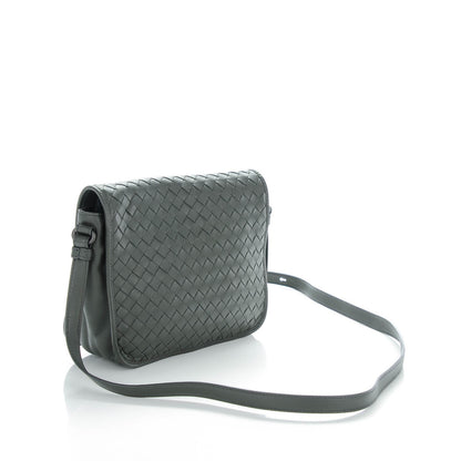 Bottega Veneta Nappa Intrecciato Small Flap Crossbody Grey 3 of 7