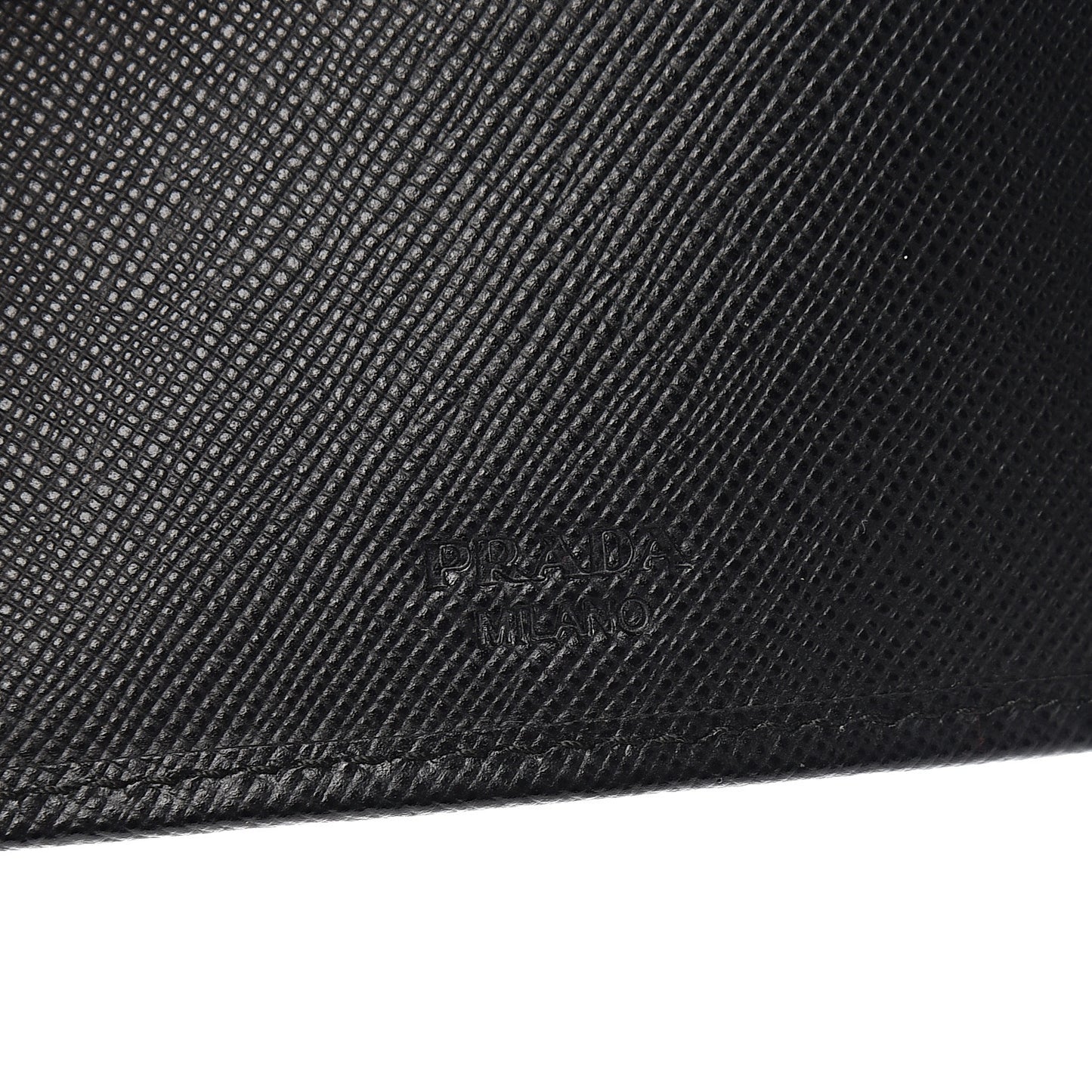 Saffiano Bi-Fold Wallet Black