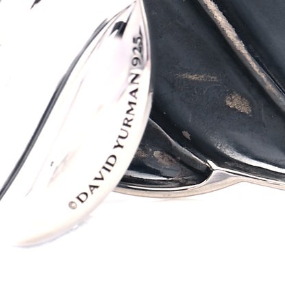David Yurman Sterling Silver Wide Sculpted Cable Cuff Bracelet 5 of 5