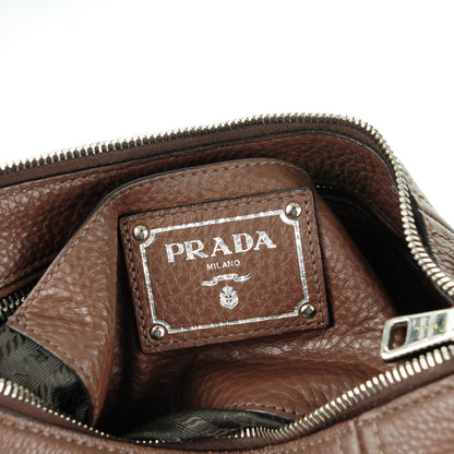 Prada Vitello Daino Hobo Bruciato 6 of 8