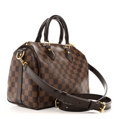 Louis Vuitton Damier Ebene Speedy Bandouliere 25 3 of 12