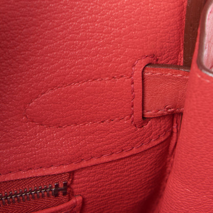 Hermes Ostrich Birkin 30 Bougainvillea 17 of 30