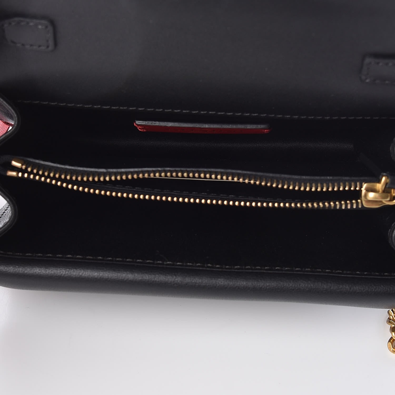 Valentino Garavani Smooth Calfskin Mini VRing Crossbody Bag Black 7 of 8