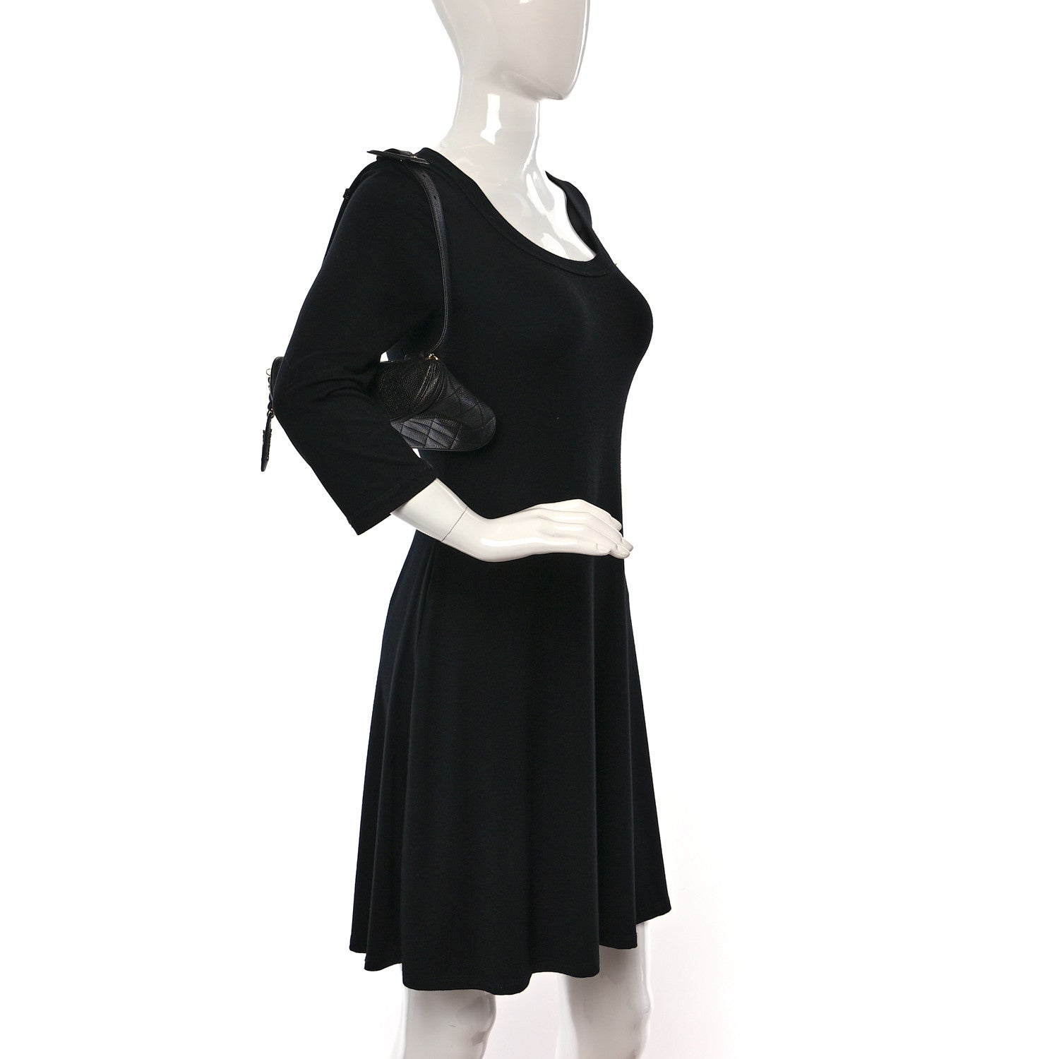 Chanel Caviar Quilted Belt Bag 65 26 Black 2 of 10