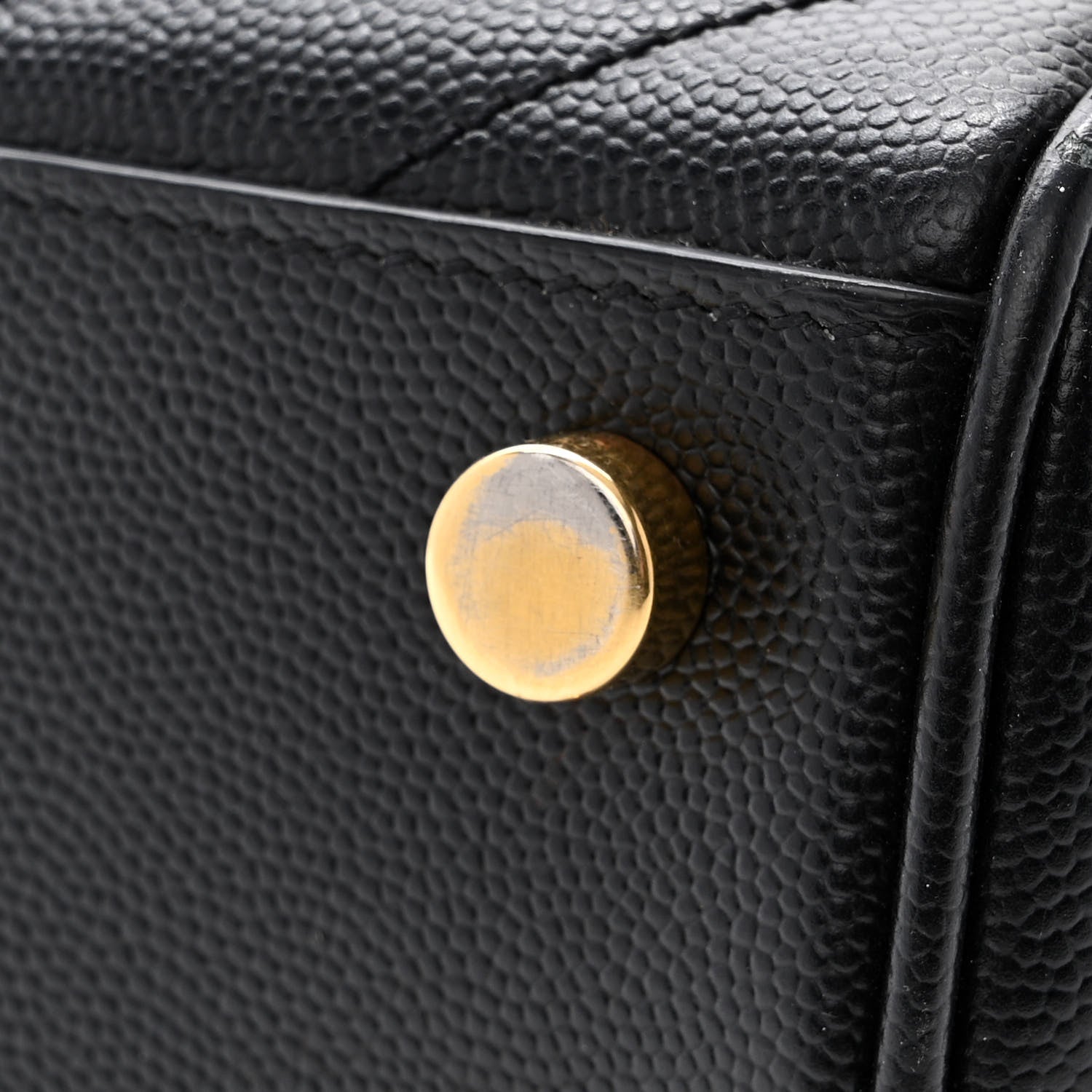 Saint Laurent Grain De Poudre Matelasse Chevron Monogram Shopping Bag Black 13 of 20