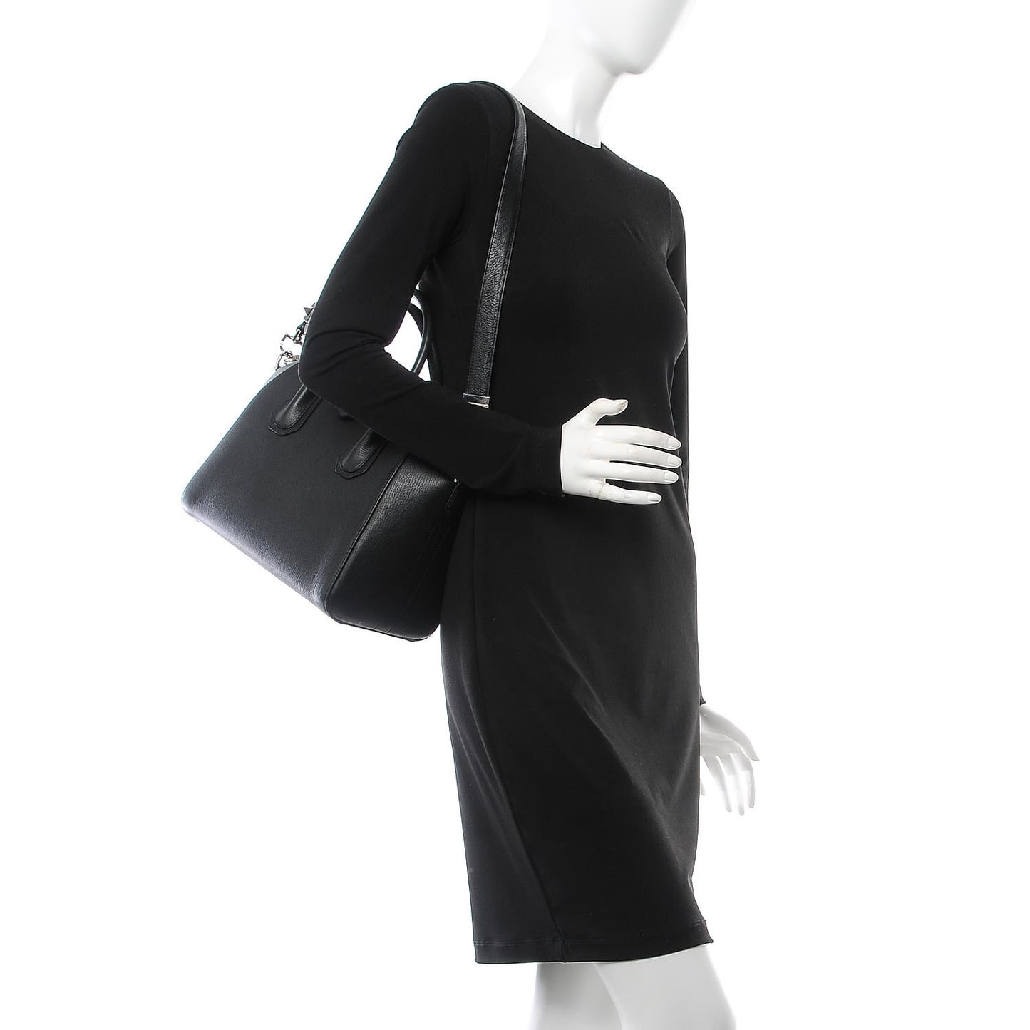 Sugar Goatskin Small Antigona Black