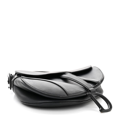 Christian Dior Ultra Matte Calfskin Saddle Bag Black 4 of 14