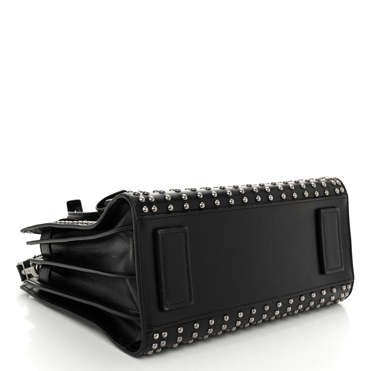 Saint Laurent Smooth Calfskin Studded Small Sac De Jour Black 4 of 12