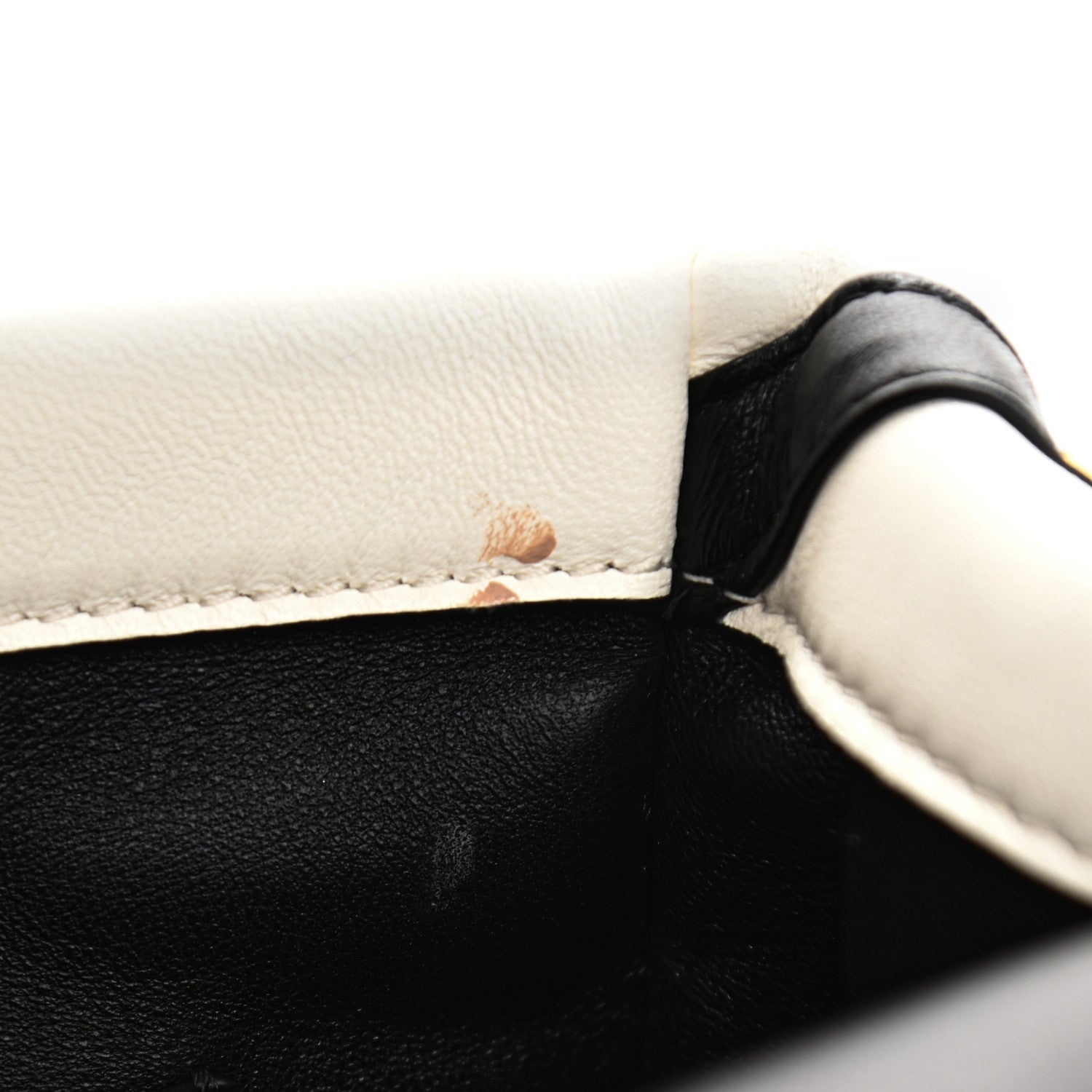 Valentino Garavani Nappa Large Roman Stud Shoulder Bag Ivory Black 11 of 13