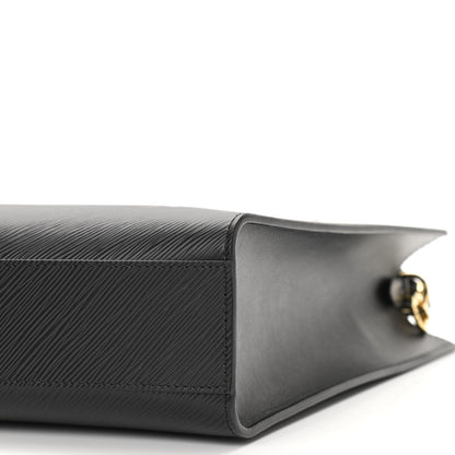 Louis Vuitton Epi Sac Plat PM Black 8 of 8