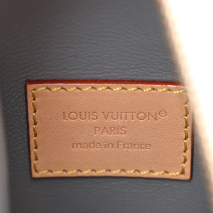 Louis Vuitton Monogram Denim Side Trunk MM Washed Gray 6 of 9