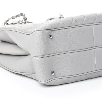 Chanel Caviar Quilted Large Urban Companion Top Handle Shopping Tote Grey 8 of 9