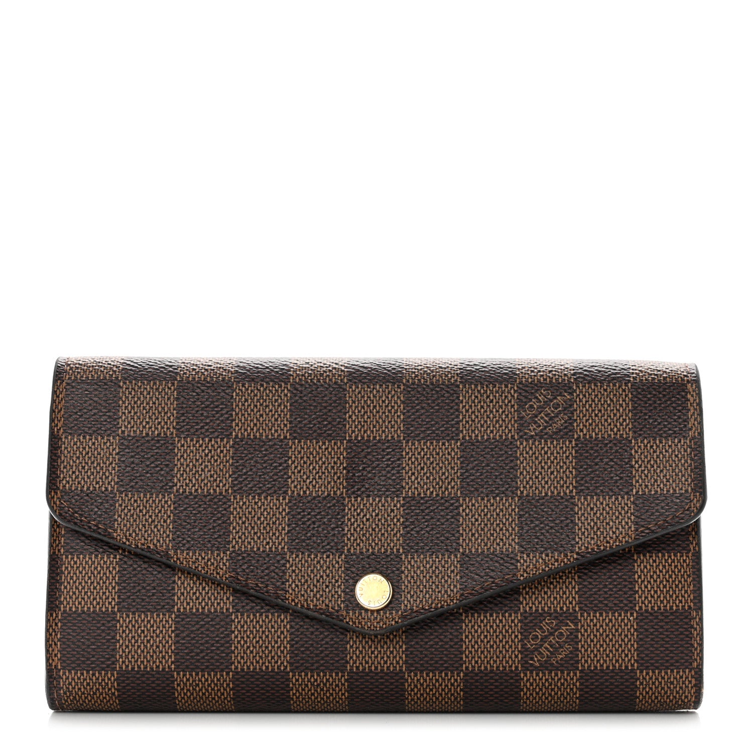 Louis Vuitton Damier Ebene Sarah Wallet NM 1 of 8
