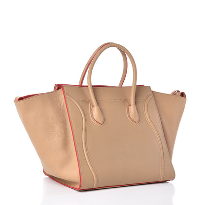 Celine Supple Calfskin Medium Phantom Luggage Camel 3 of 8