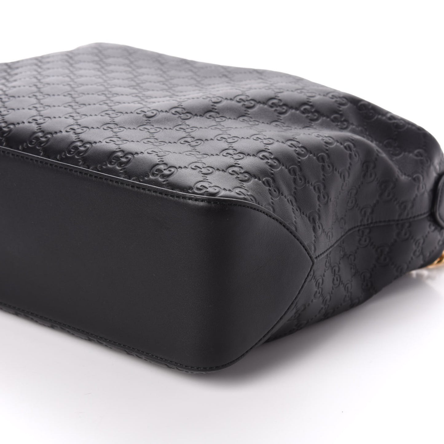 Guccissima Signature Large Linea A Hobo Black