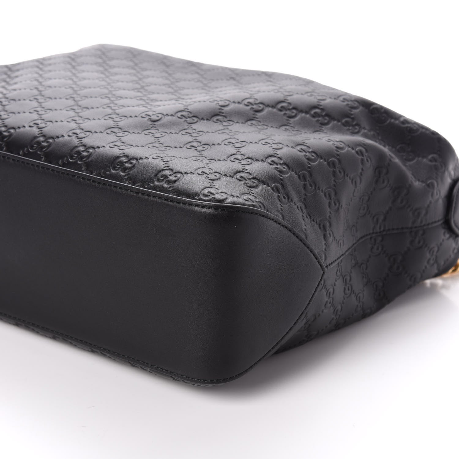 Gucci Guccissima Signature Large Linea A Hobo Black 9 of 9