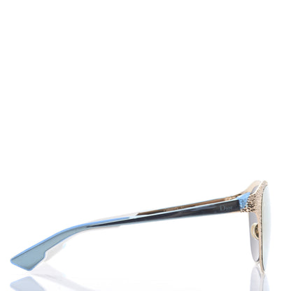 Christian Dior Metal Mirrored Unique Limited Edition Sunglasses Gold 3 of 8