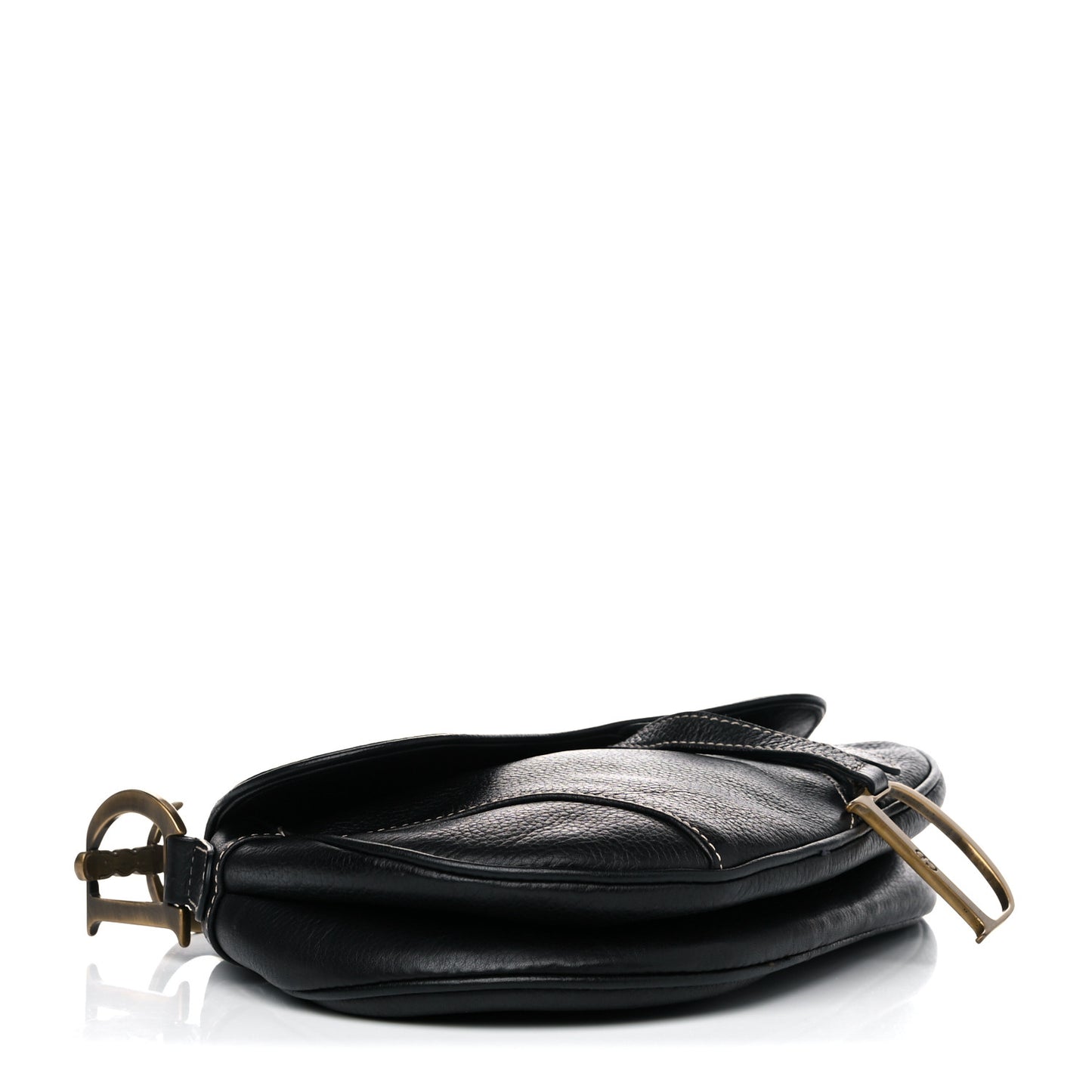 Calfskin Saddle Bag Black