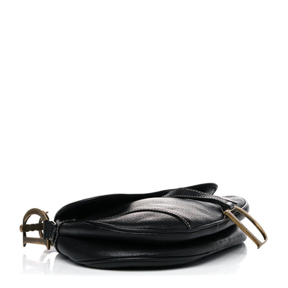 Christian Dior Calfskin Saddle Bag Black 4 of 13