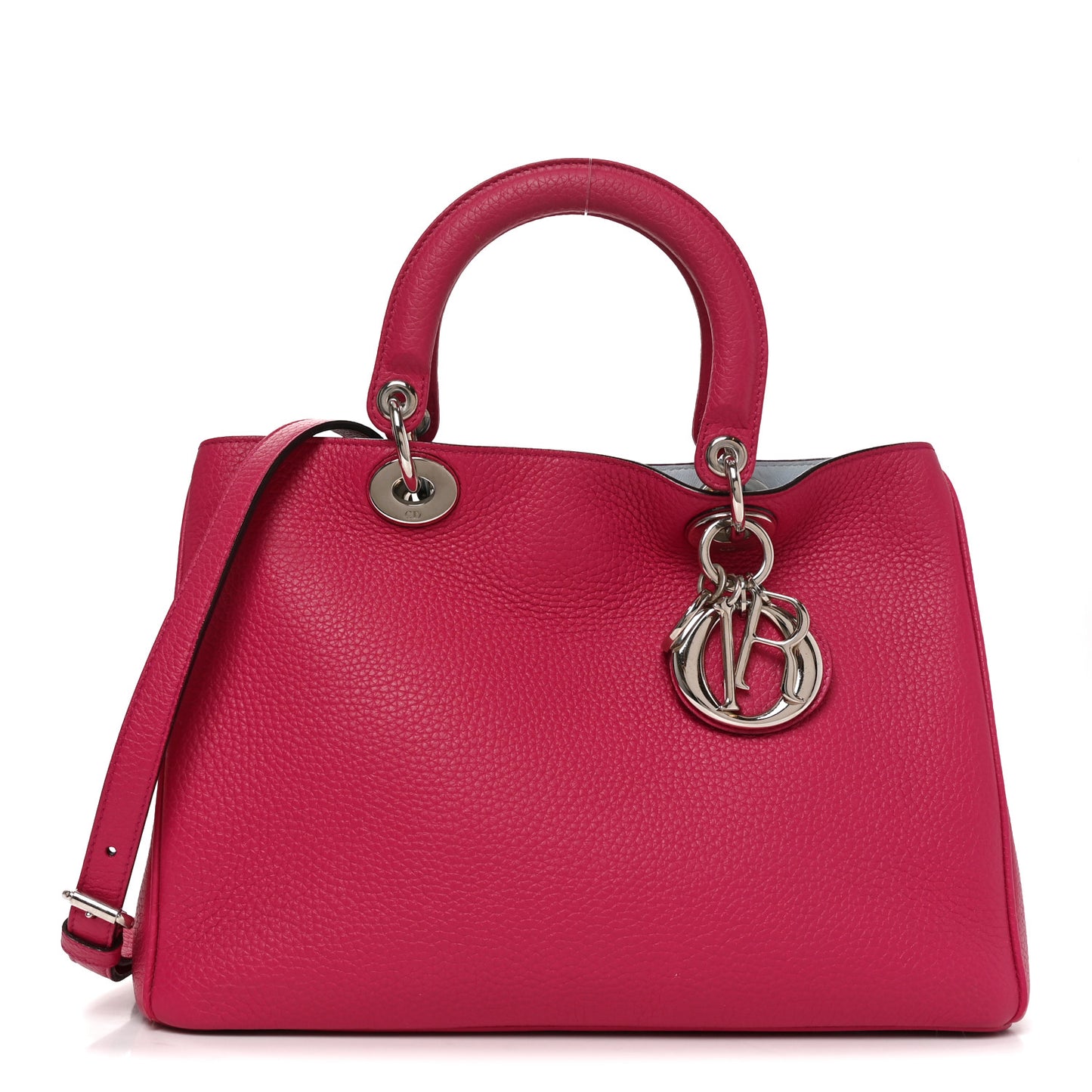 Calfskin Medium Diorissimo Bag Fuchsia