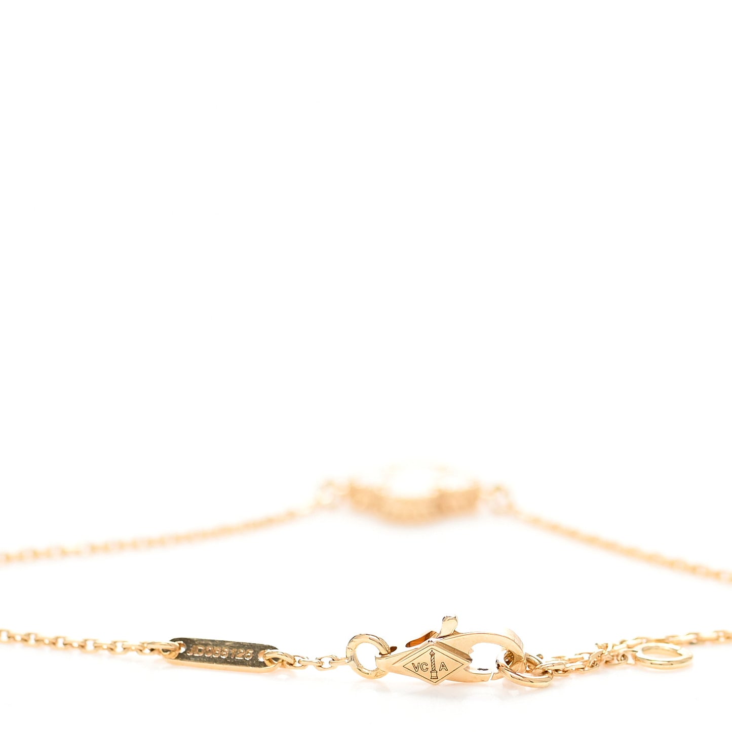 18K Yellow Gold Mother of Pearl Sweet Alhambra Bracelet