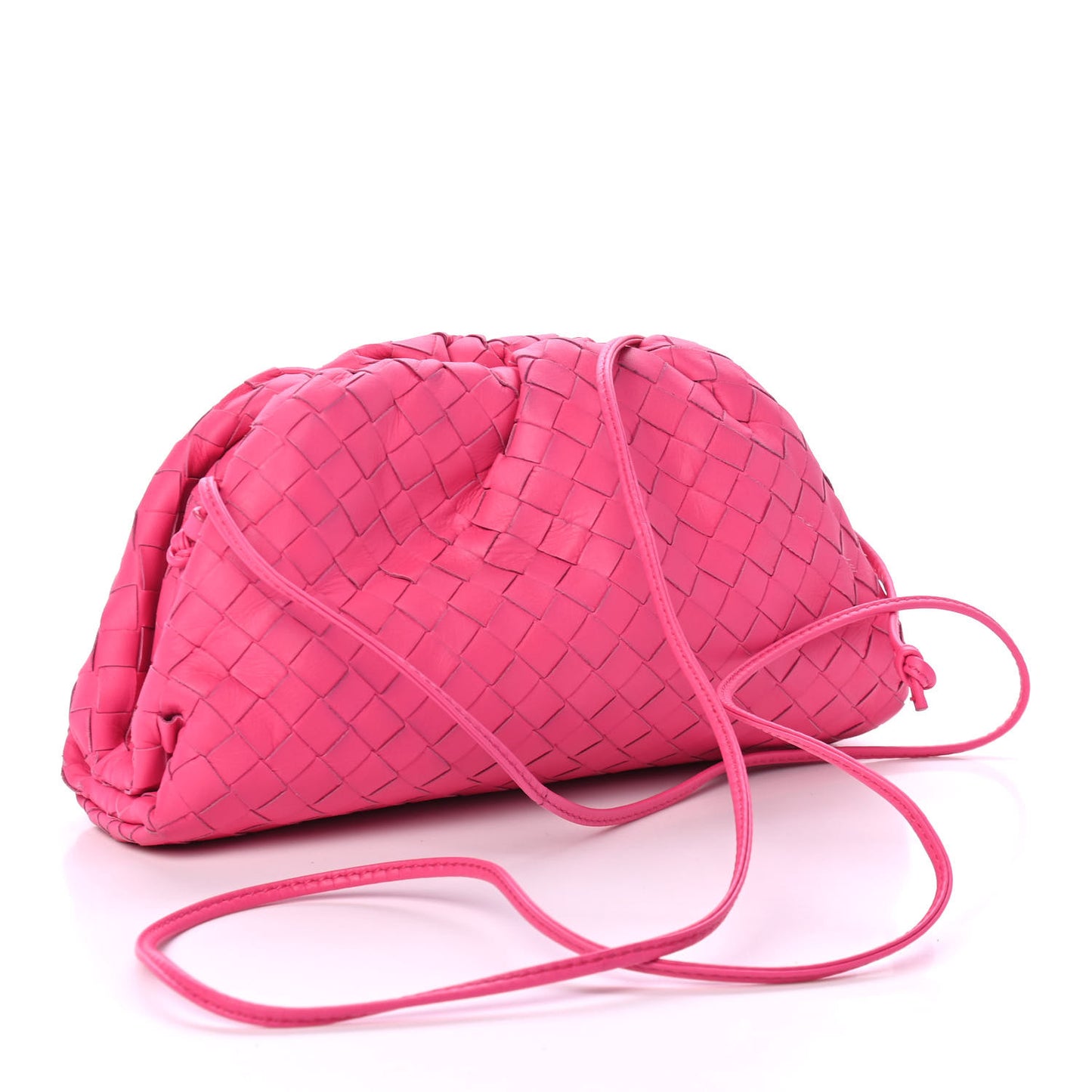 Nappa Intrecciato The Mini Pouch Rosa Shock