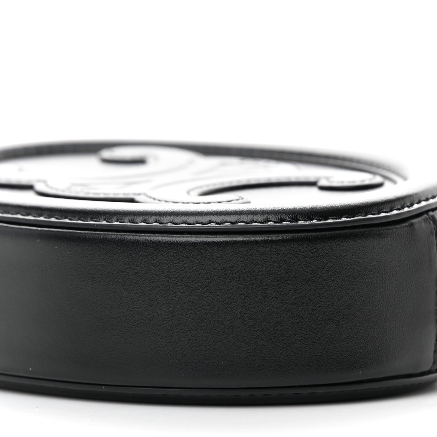 Smooth Calfskin Cuir Triomphe Oval Bag Black