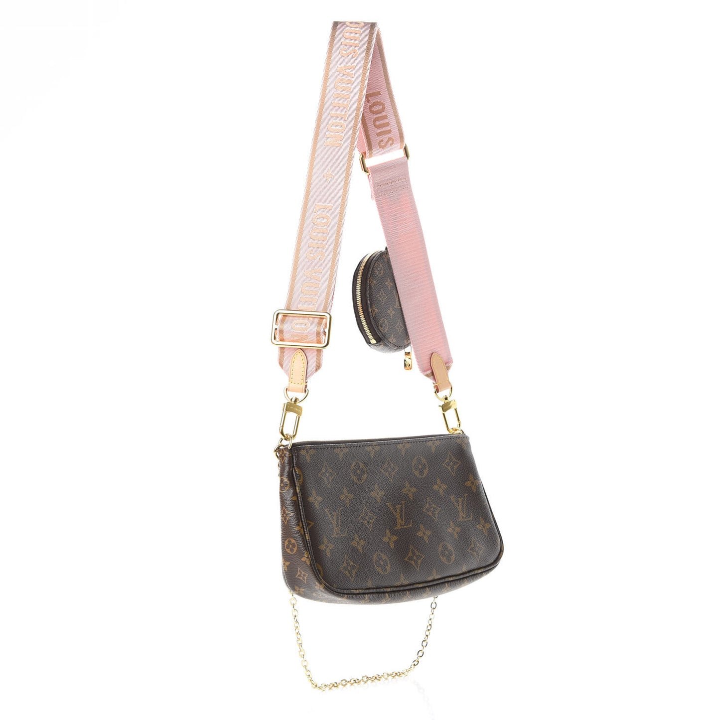 Monogram Multi Pochette Accessories Rose Clair