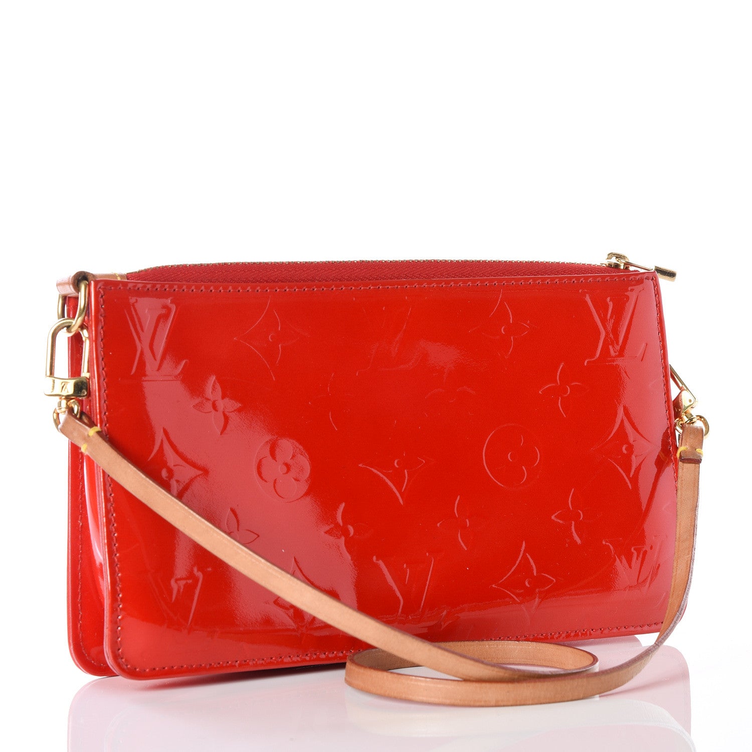 Louis Vuitton Vernis Lexington Pochette Red 2 of 12