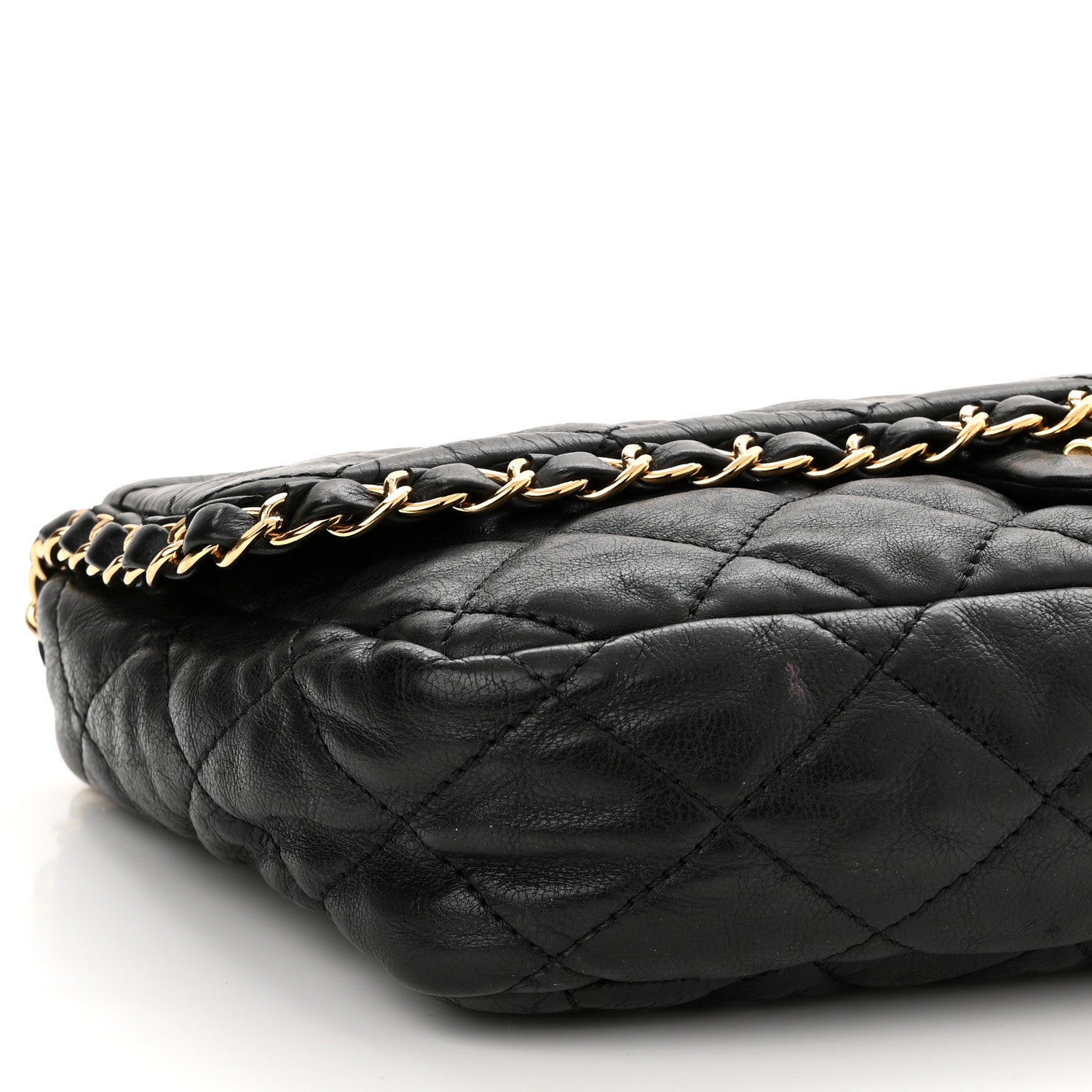 Chanel Calfskin Quilted Medium Chain Me Flap Black 9 of 14