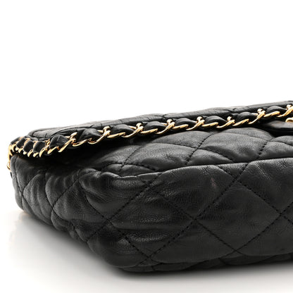 Chanel Calfskin Quilted Medium Chain Me Flap Black 9 of 14