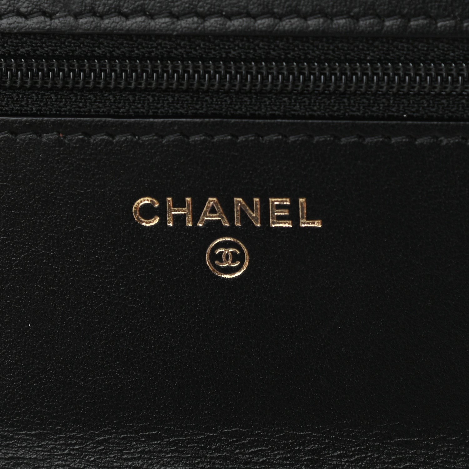 Chanel Calfskin Quilted Perfect Fit Wallet On Chain WOC Black 5 of 9
