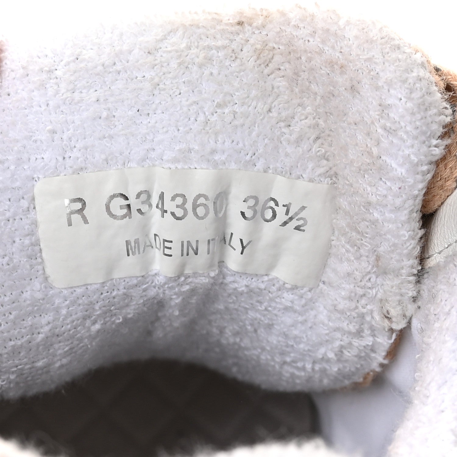 Chanel Suede Tweed Felt CC Sneakers 36.5 Beige 7 of 8
