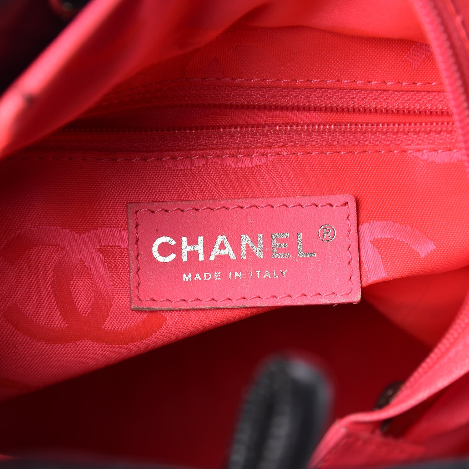 Chanel Calfskin Quilted Medium Cambon Tote Black White 6 of 15