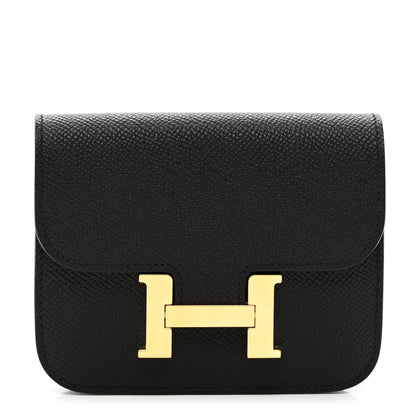 Hermes Epsom Constance Slim Wallet Black 1 of 9