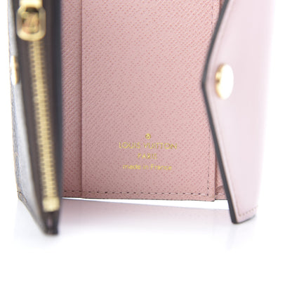 Louis Vuitton Monogram Zoe Wallet Rose Ballerine 6 of 10