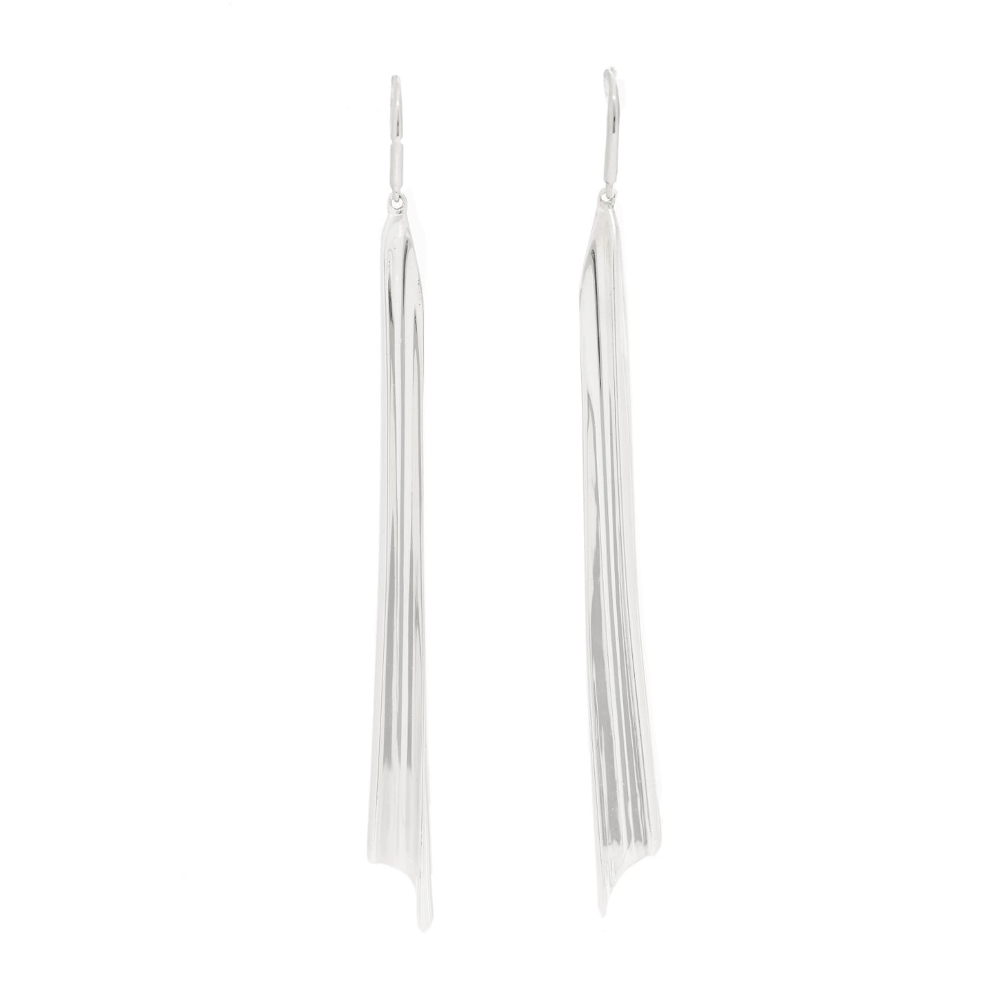 Sterling Silver Frank Gehry Flux Drop Earrings