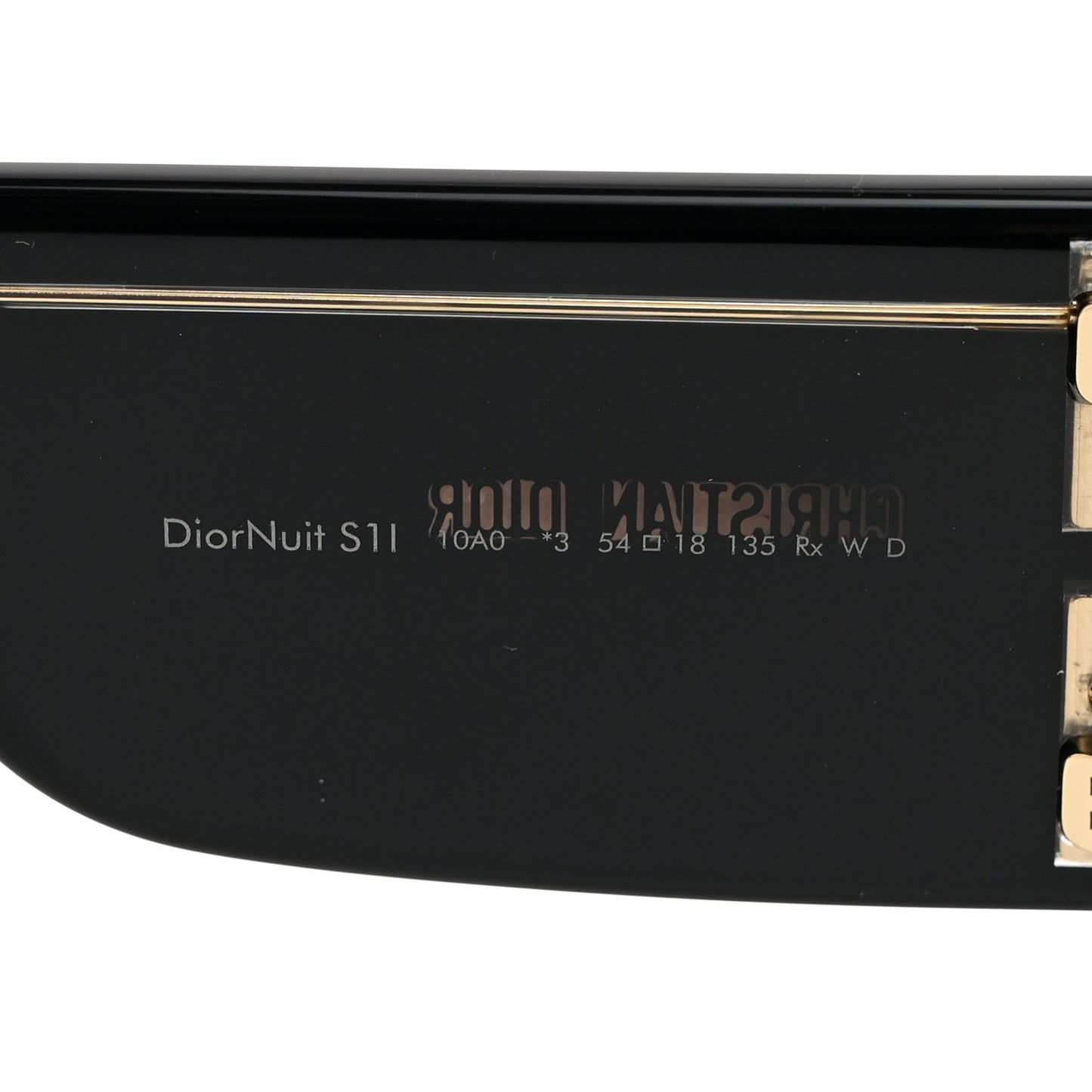 Acetate DiorNuit S1I Sunglasses Black