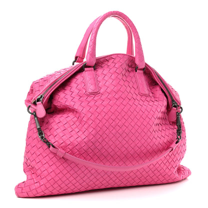Bottega Veneta Nappa Intrecciato Maxi Convertible Tote Rosa Shock 3 of 10