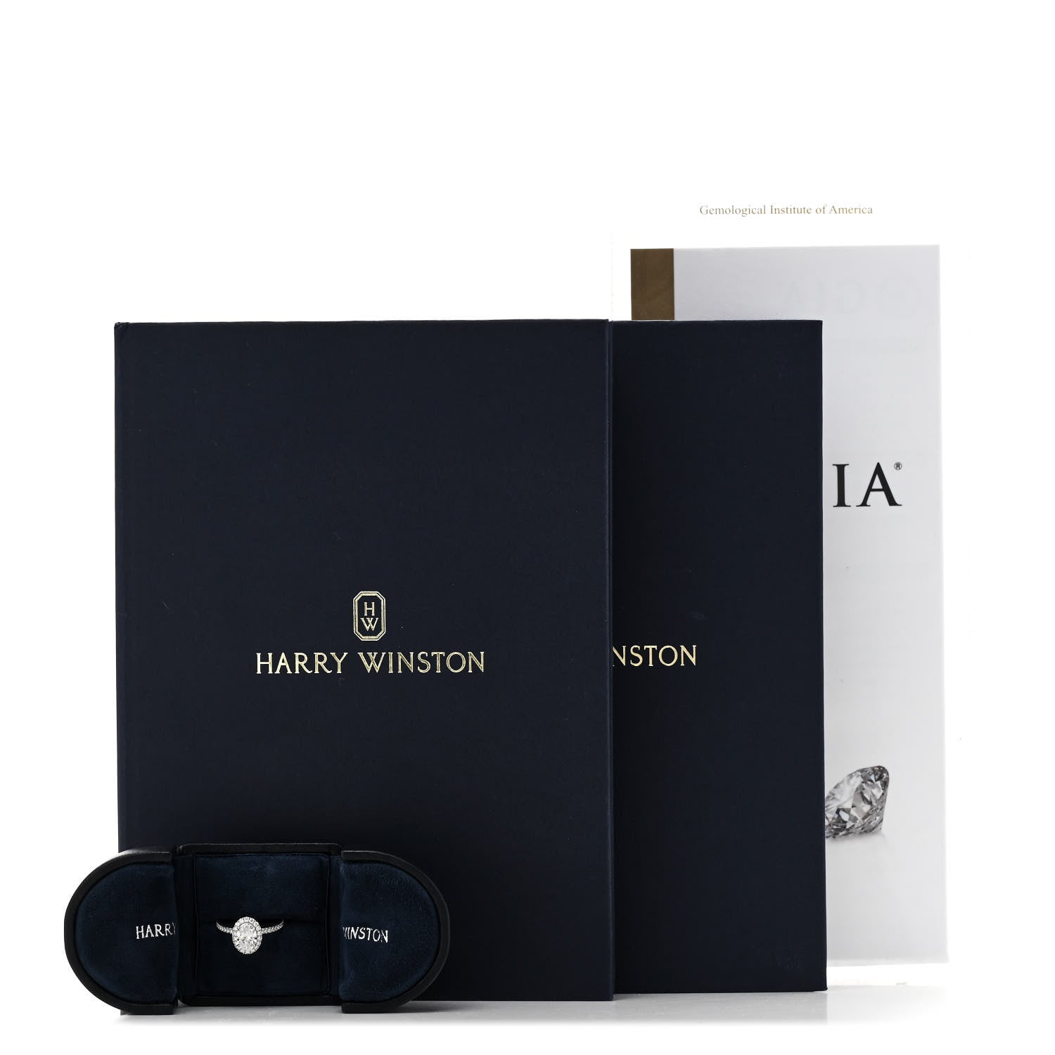 Harry Winston Platinum Diamond 1.01ct The One Oval Shaped Micropave Engagement Ring 49 4.75 8 of 8