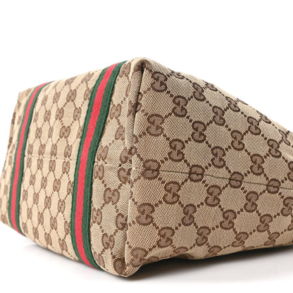 Gucci Monogram Medium Jolicoeur Tote Dark Brown 10 of 10
