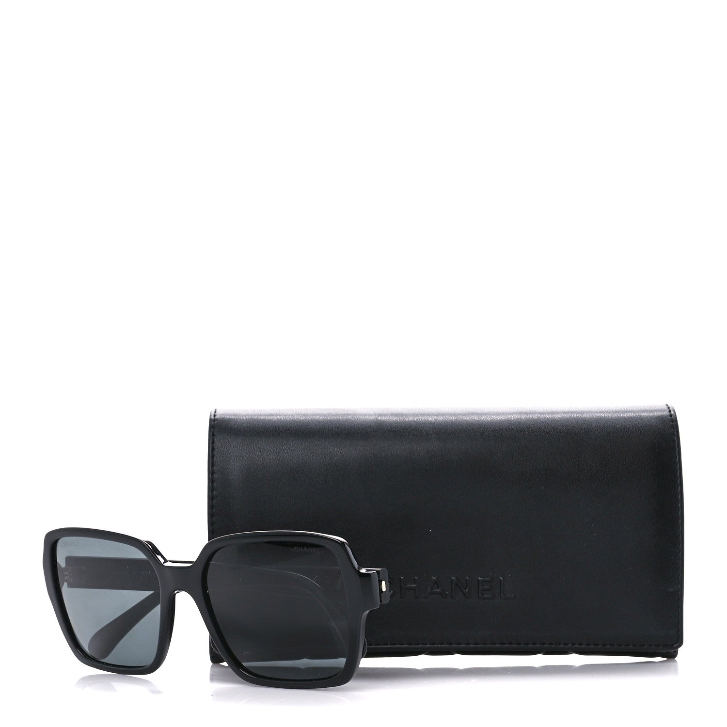 Chanel Acetate Square Sunglasses 5408-A Black 11 of 11