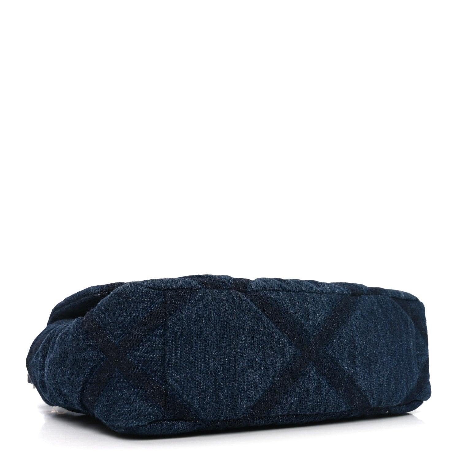 Chanel Denim Quilted Medium Chanel 19 Flap Blue Blue 4 of 10