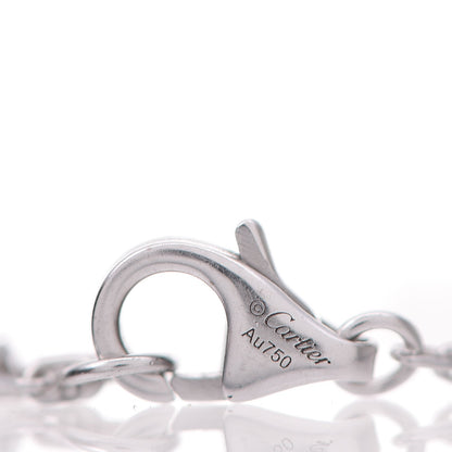 Cartier 18K White Gold Diamond SM D'Amour Bracelet 4 of 6