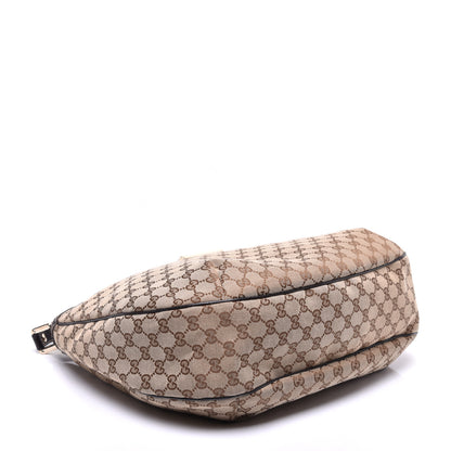 Gucci Monogram Large New Ladies Web Hobo Dark Brown 4 of 11
