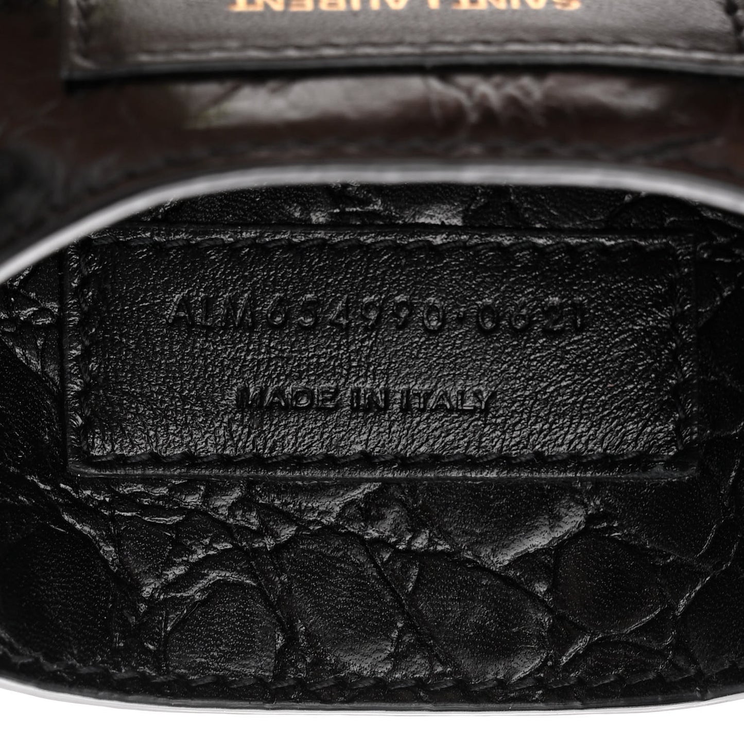 Crocodile Embossed Mini Suzanne Hobo Black