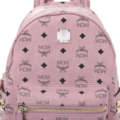 MCM Visetos Small Side Stud Stark Backpack Soft Pink 8 of 8