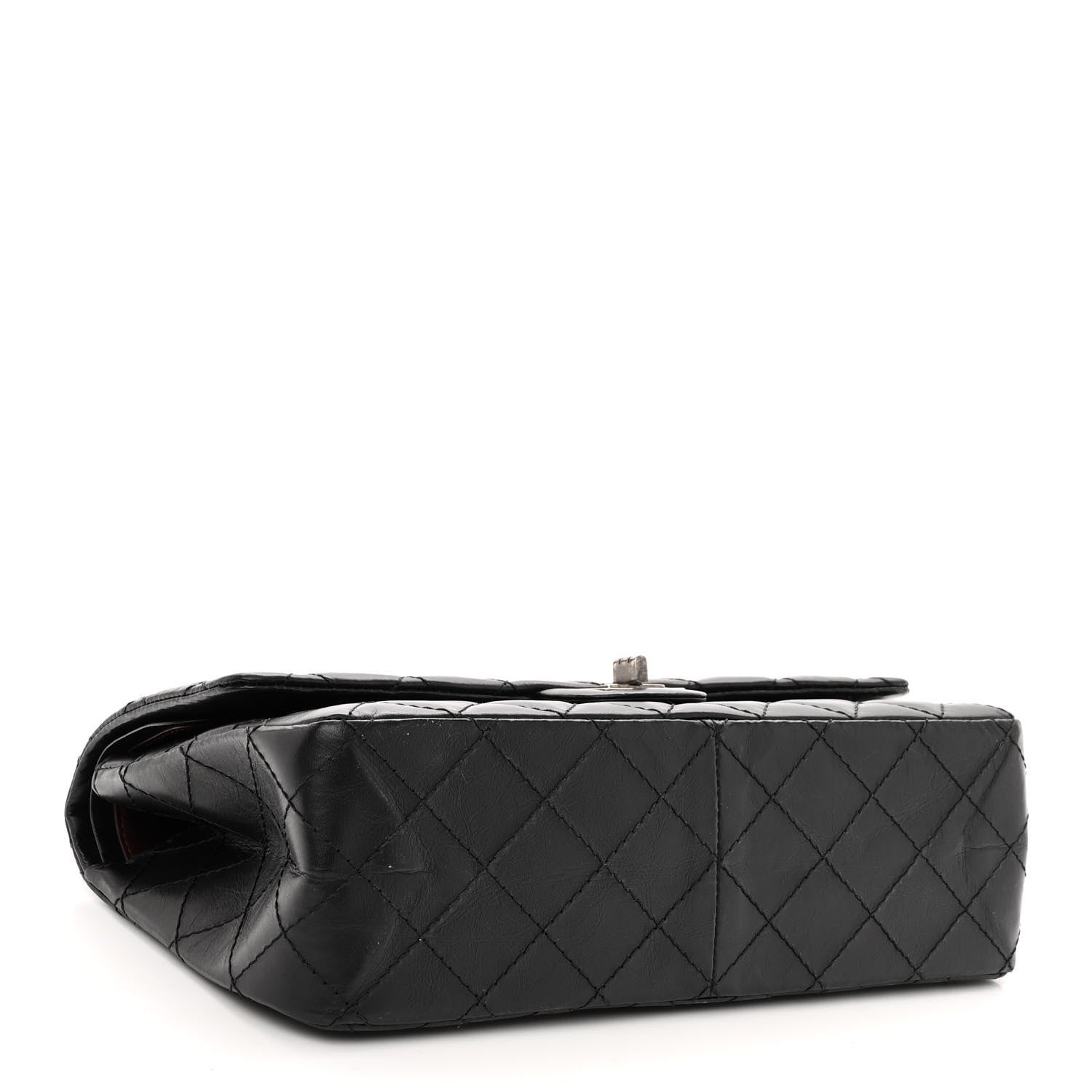 Chanel Aged Calfskin Quilted 2.55 Reissue 226 Flap Black 4 of 10